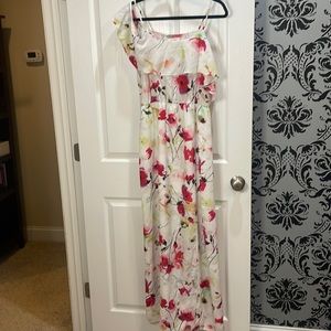 Everly floral off-the-shoulder maxi dress
